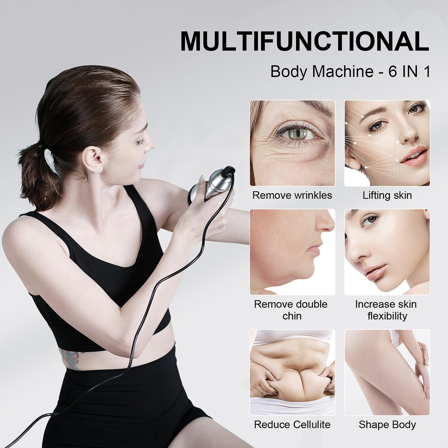 Body Device for Multifunction Cellulite Massage Temporary Reduction Cellulite for Whole Body Ideal Gift for Men and Women