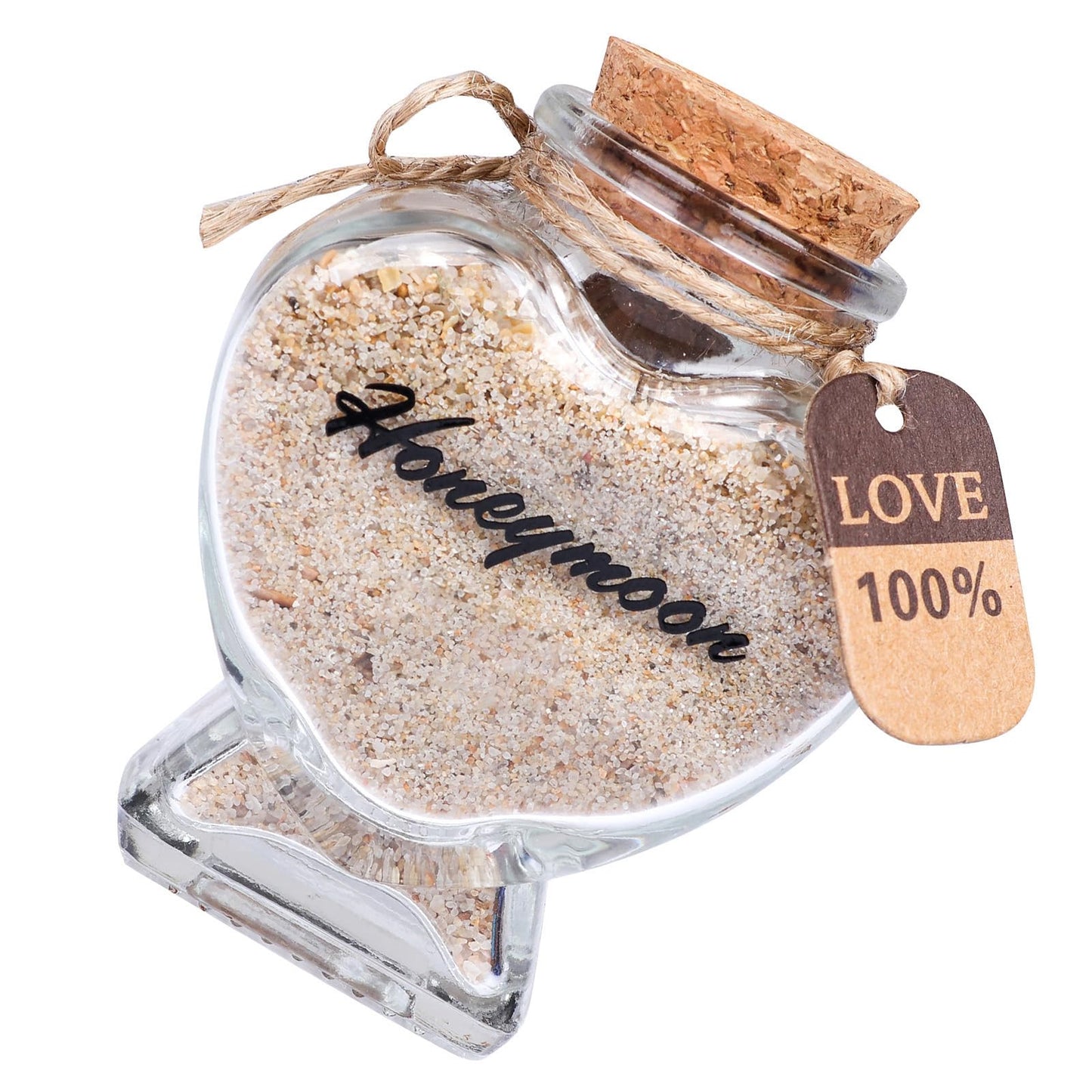Honeymoon Gift - Honeymoon Sand Keepsake Jar - Wedding,Bridal Shower Gifts for Newlywed, Bride,Travel Gift for Couples,Fiance.