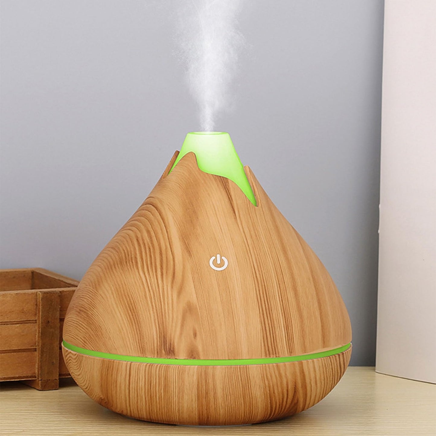Topyond Desktop USB Humidifier Multi Functional Night Light Mute Aromatherapy Humidifier, Home and Office Moisturize and Refresh, Portable Design, Relaxing Atmosphere