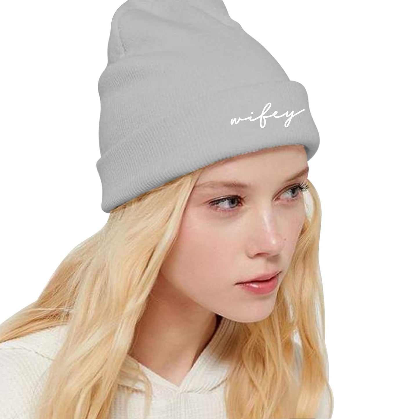 GroomBrideGifts Wedding Beanie Hat Set for Couples, Hubby & Wifey - Bridal Shower Gifts, Unique Gift for Engagement, Honeymoon, Anniversary