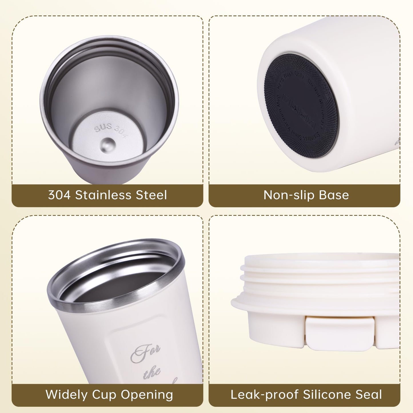 Tonoler Mr and Mrs Gifts 2025, Stainless Steel Insulated Coffee Mug for Couples, Wedding/Engagement/Bridal Shower Gifts for Newlywed, Bride and Groom - 12 Oz