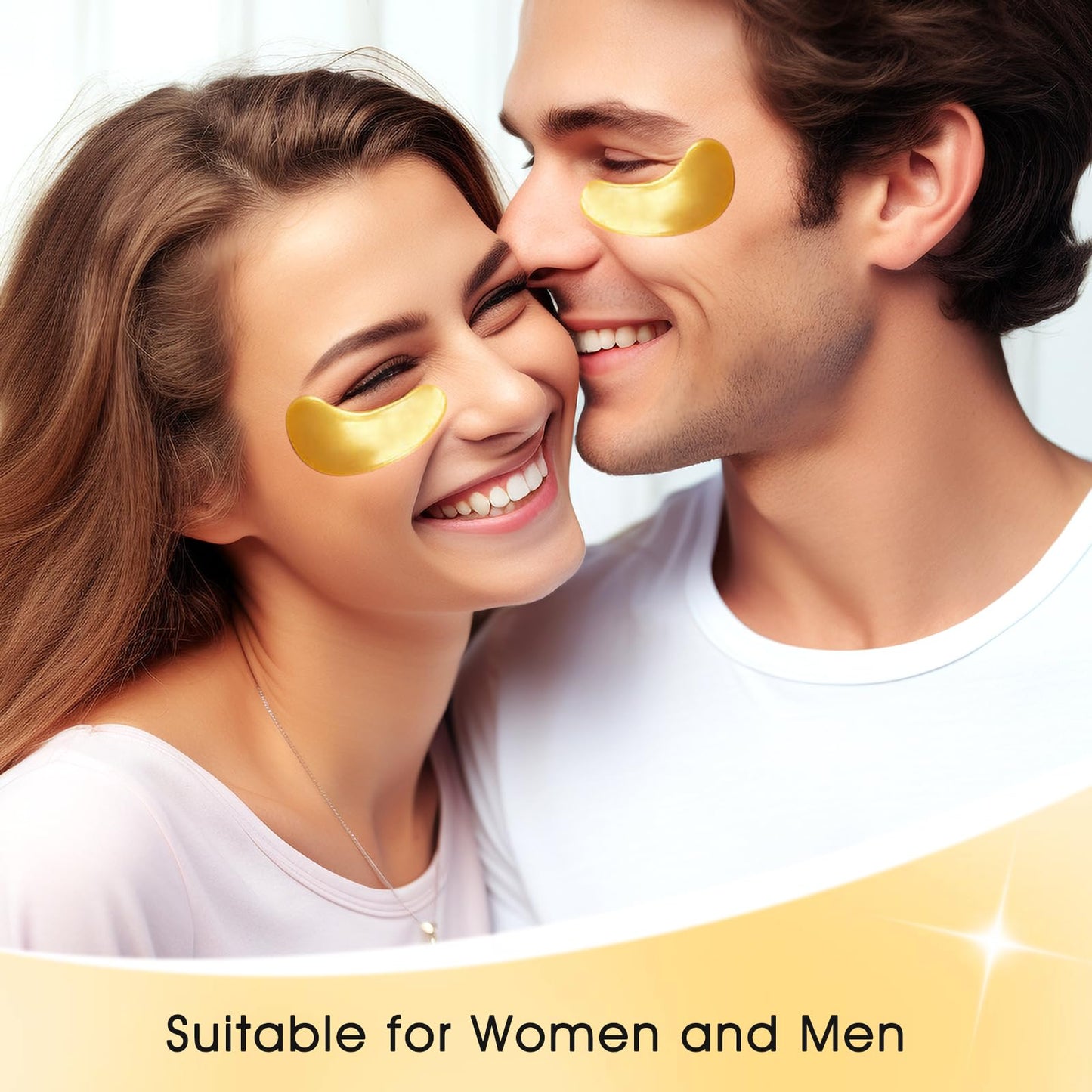 Adofect 30 Paris Under Eye Patches 24k Gold Under Eye Mask for Puffy Eyes and Dark Circles, Under Eye Bags Treatment Collagen Gel Pads for Beauty & Personal Care, Gold