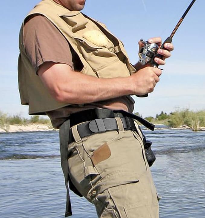 BULLIANT Men Belt 2 Pack,Nylon Web Holster Belt Stretch for Gift Men Outdoor Work Sports Hunting Hiking,Quick Release