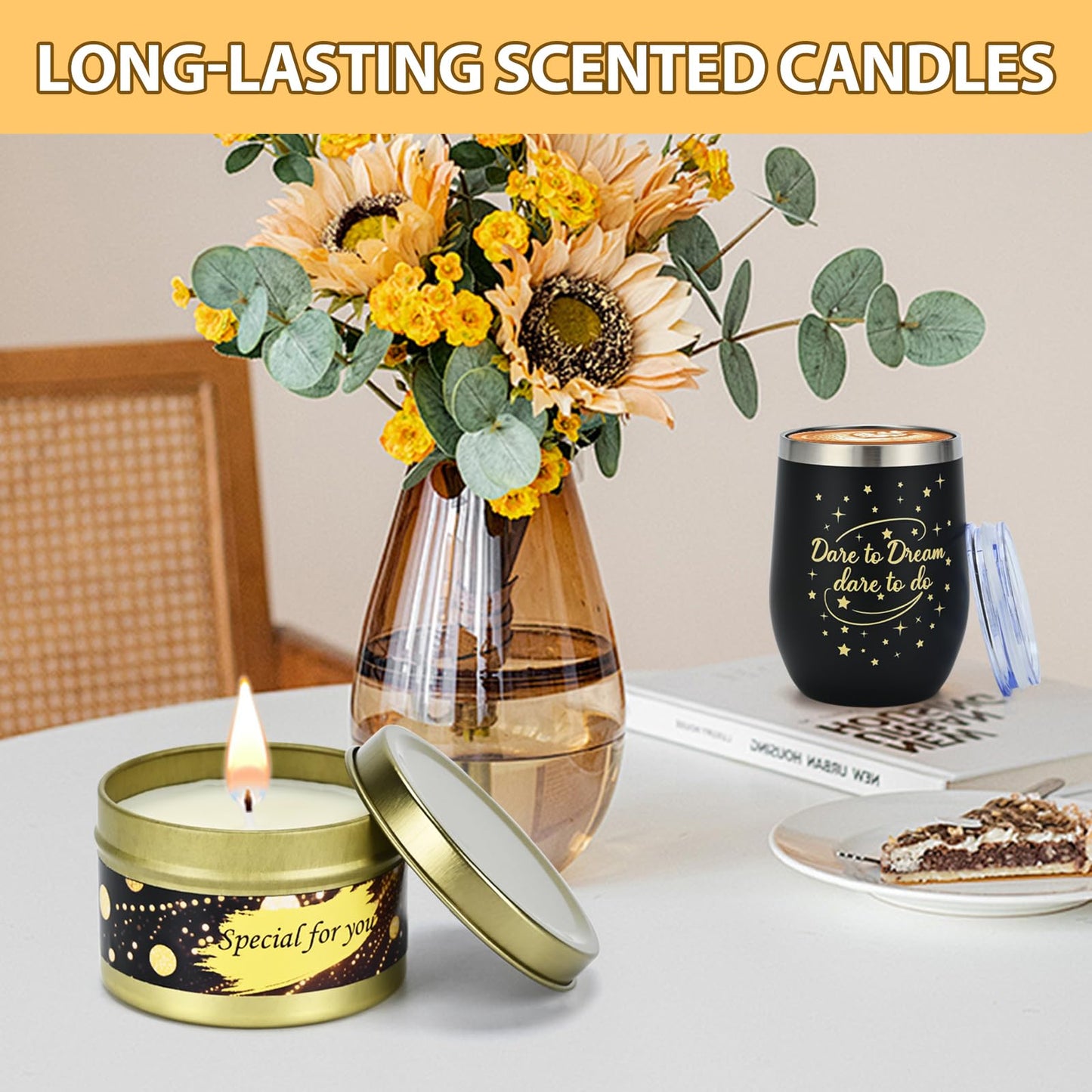 Birthday Gifts for Women, Gift Basket for Relaxing Spa, Unique Gifts for Her, Friends, Mom, Sister, Coworker, Wife, Girlfriend,teenage girl gifts