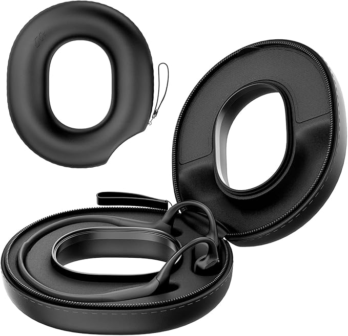 Bone Conduction Headphones Hard Case Compatible with Purra Run, HaptiFit Terra, Aerra, Run Plus, Run Air, Run SE and Most of The Open Ear Headphones