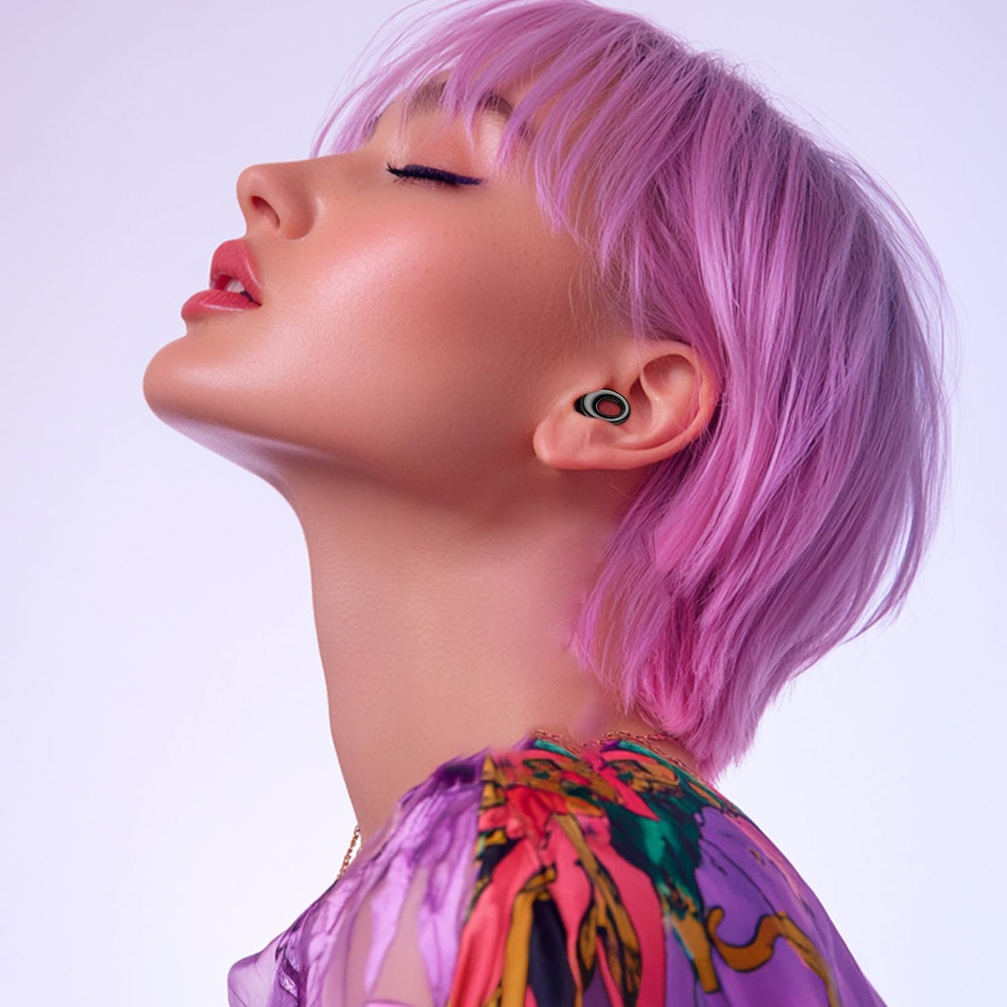 Ear Plugs for Sleeping Noise Cancelling, Concert Ear Plugs with 30dB Noise Reduction, Reusable Silicone Earplugs for Sleep, Travel, Work, Study, Comfortable Fit with 4 Sizes and Carrying Case (Black)