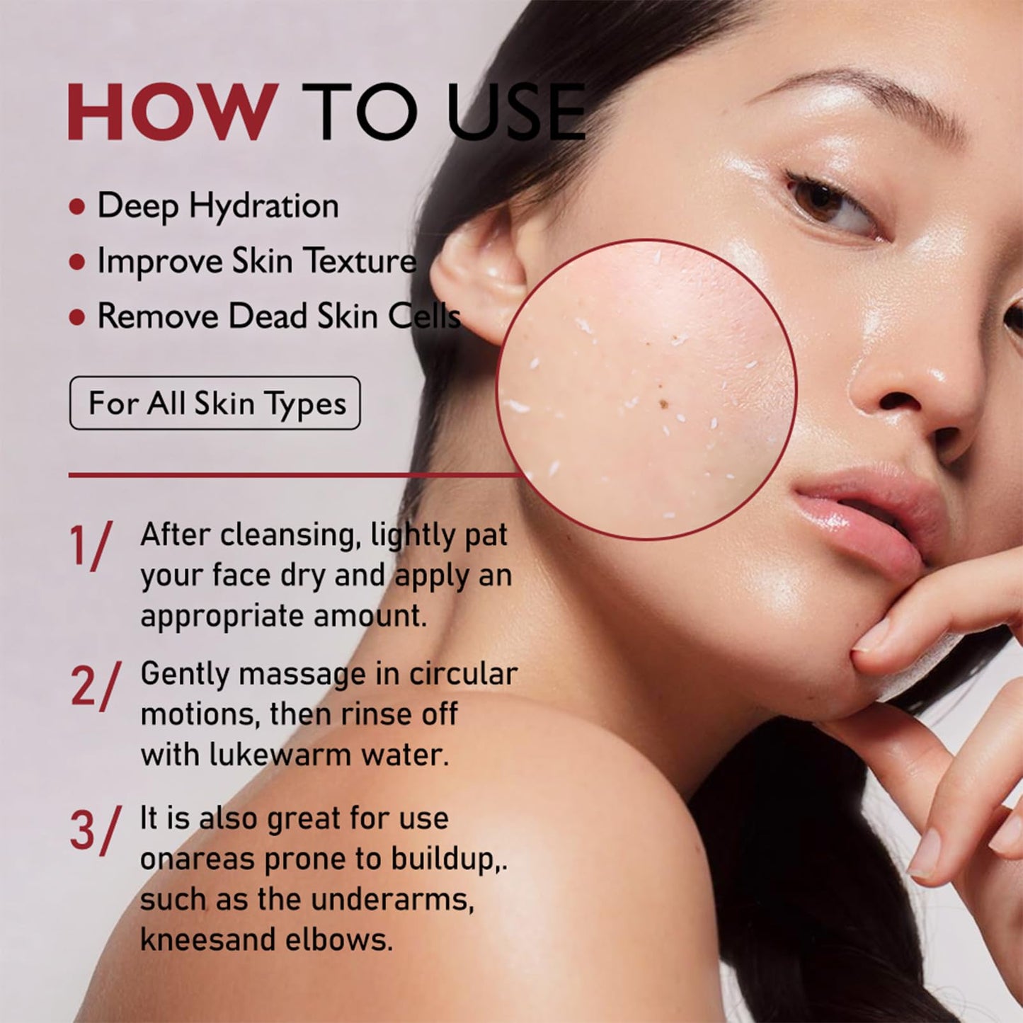 Black Rice Peeling Ampoule, Face Exfoliator Pore Minimizer for Face, Rice Ampoule Soft Exfoliating Face&Body Scrub Dead Skin Remover, Moisturizing, Smooth, Nourish, Korean Skin Care (2 Pack)