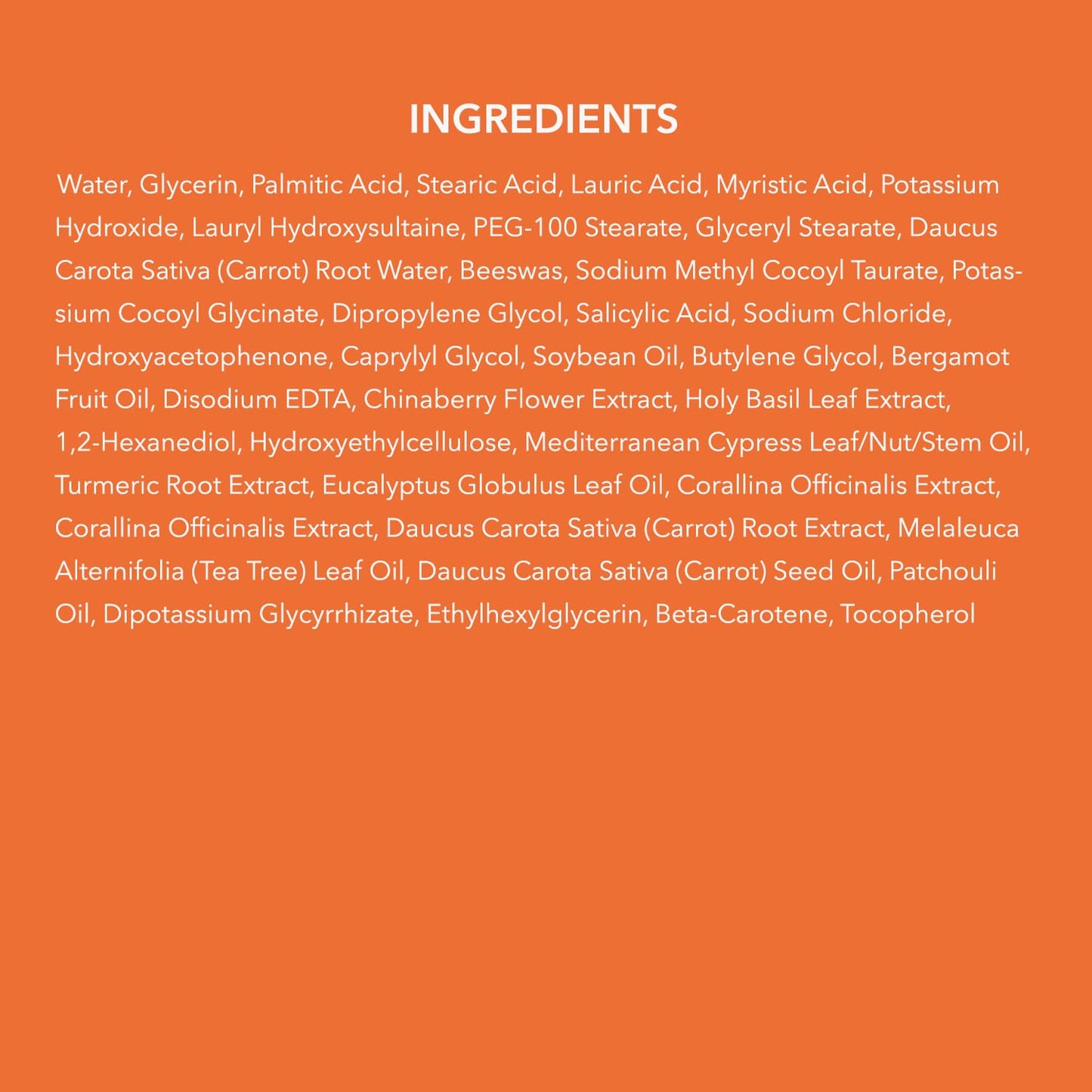 Aprilskin Carrotene Clarifying Foam Cleanser - Deep Cleansing with BHAs & Sebum Control for Oily, Sensitive, Acne-Prone Skin - 120ml - Vegan, Cruelty Free