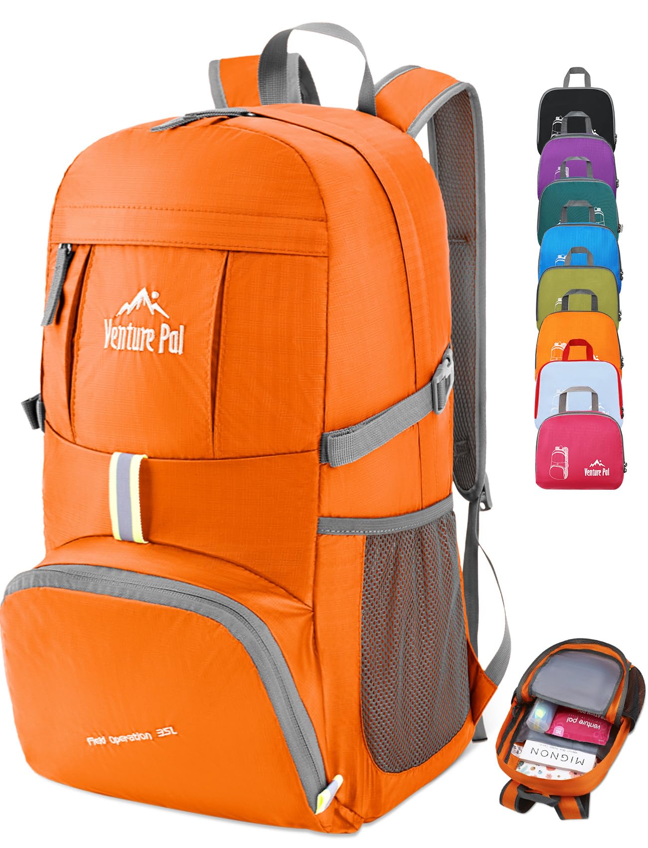 Venture Pal 35L Ultralight Lightweight Packable Foldable Travel Camping Hiking Outdoor Sports Backpack Daypack