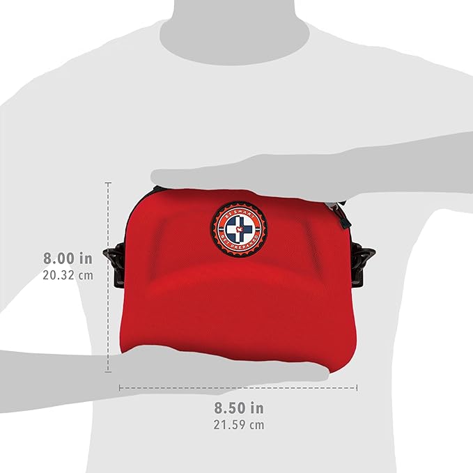 Be Smart Get Prepared First Aid Kit, 303 Piece: Clean, Treat, Protect Minor Cuts, Scrapes. Home, Office, Car, School, Business, Travel, Emergency, Survival, Hunting, Outdoor, Camping, Sports, FSA HSA