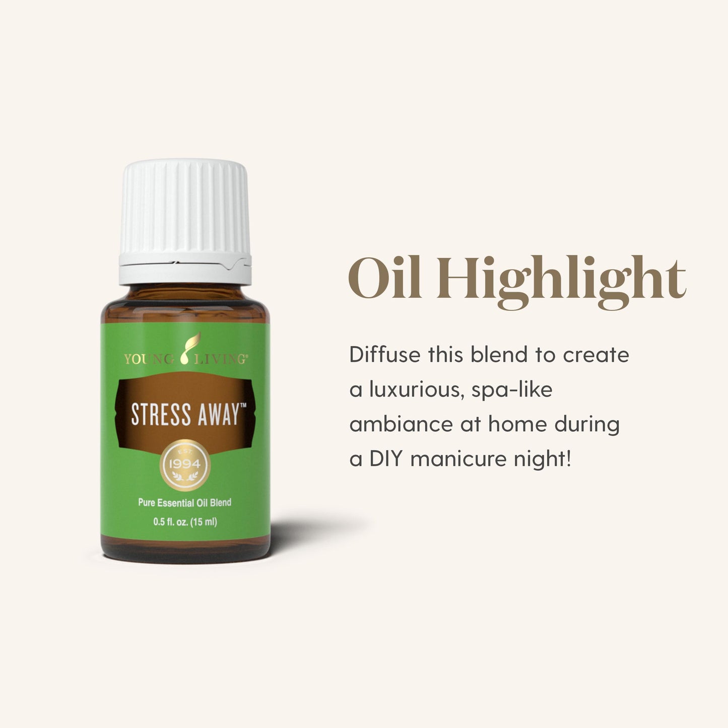 Young Living Stress Away™ Essential Oil Roll-On | 10 ml | Calming Aromatherapy Blend