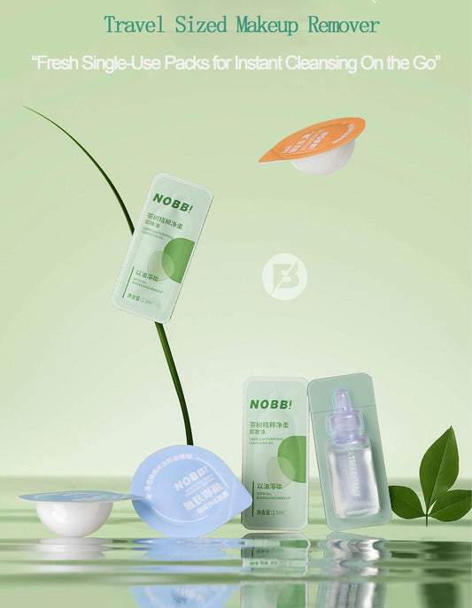 Okerker 20pc Deep Cleansing Blam for Face, Mini Makeup Remover Blam, Gentle Facial Makeup Remover, Moisturizing Pore Face Cleanser, Individually Packaged Travel Essential Makaup