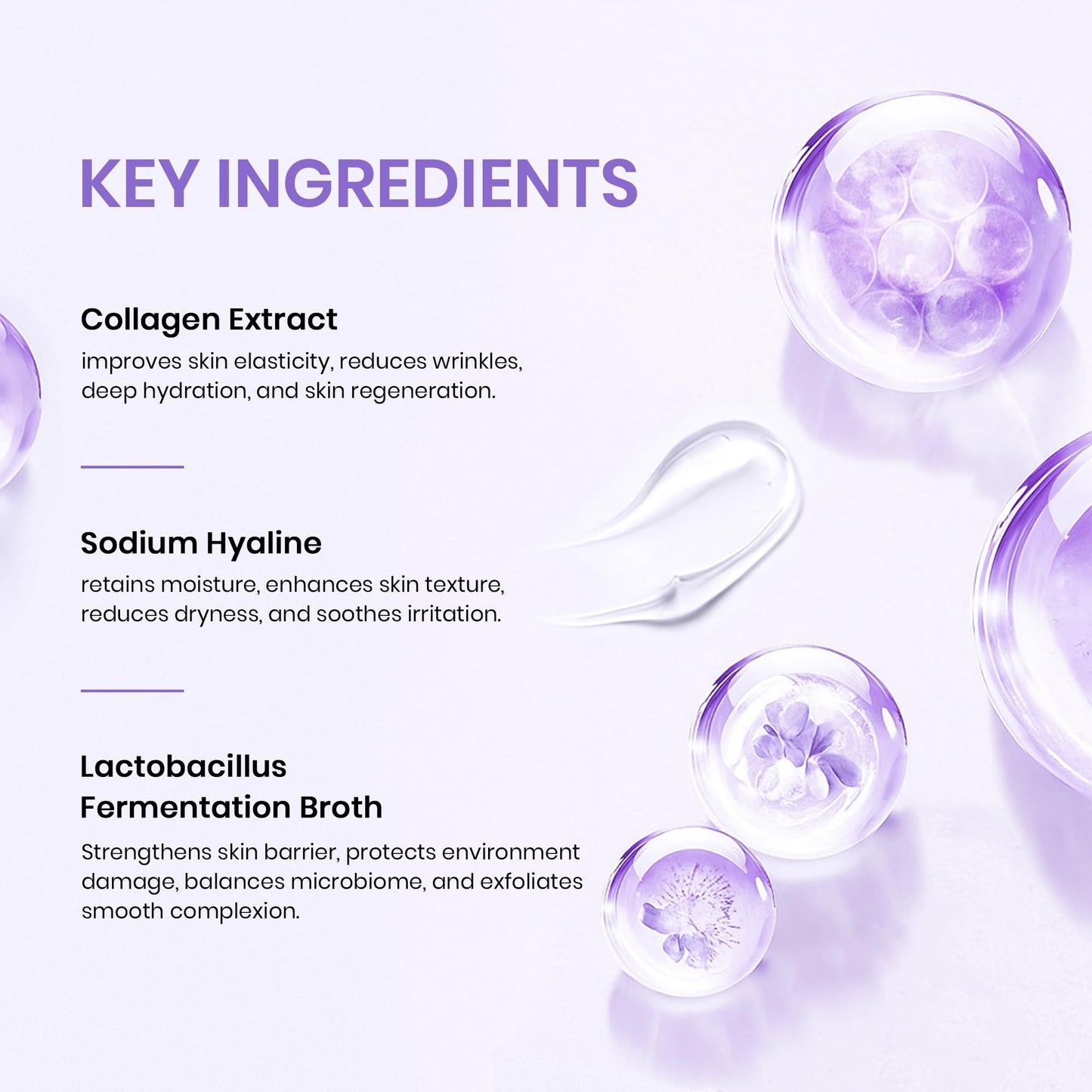 Deep Collagen Anti-Wrinkle Lifting Overnight Facial Mask, Hydrogel Sheet Mask for Glass Glow Skin 34g x 5ea Low Molecular Weight Collagen for Hydration, Pore Tightening, Elasticity & Moisturizing 5Pcs