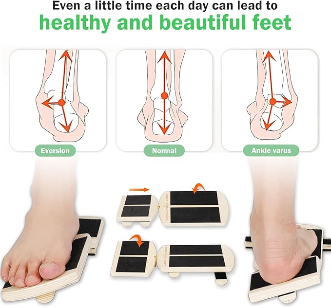 AxisBoard Single Leg Balance Boards, Proprioceptive Ankle Foot Strengthener Exerciser for Sprained, Physical Therapy For Foot, Plantar Fasciitis, Ankle Injuries