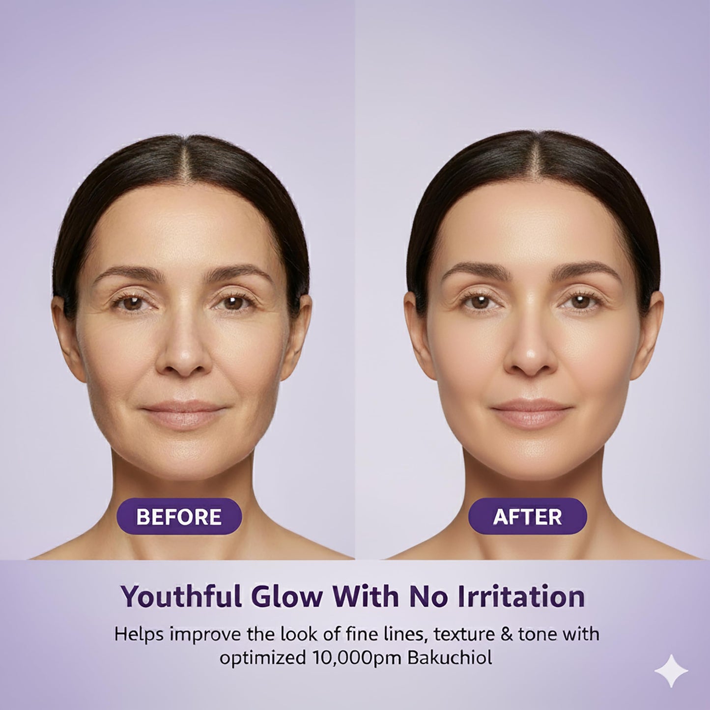 Add-on Bakuchiol Serum for Face -10,000 ppm – Korean Bakuchiol Plumping Serum - Customizable Retinol Alternative Add-On for Skincare Routines