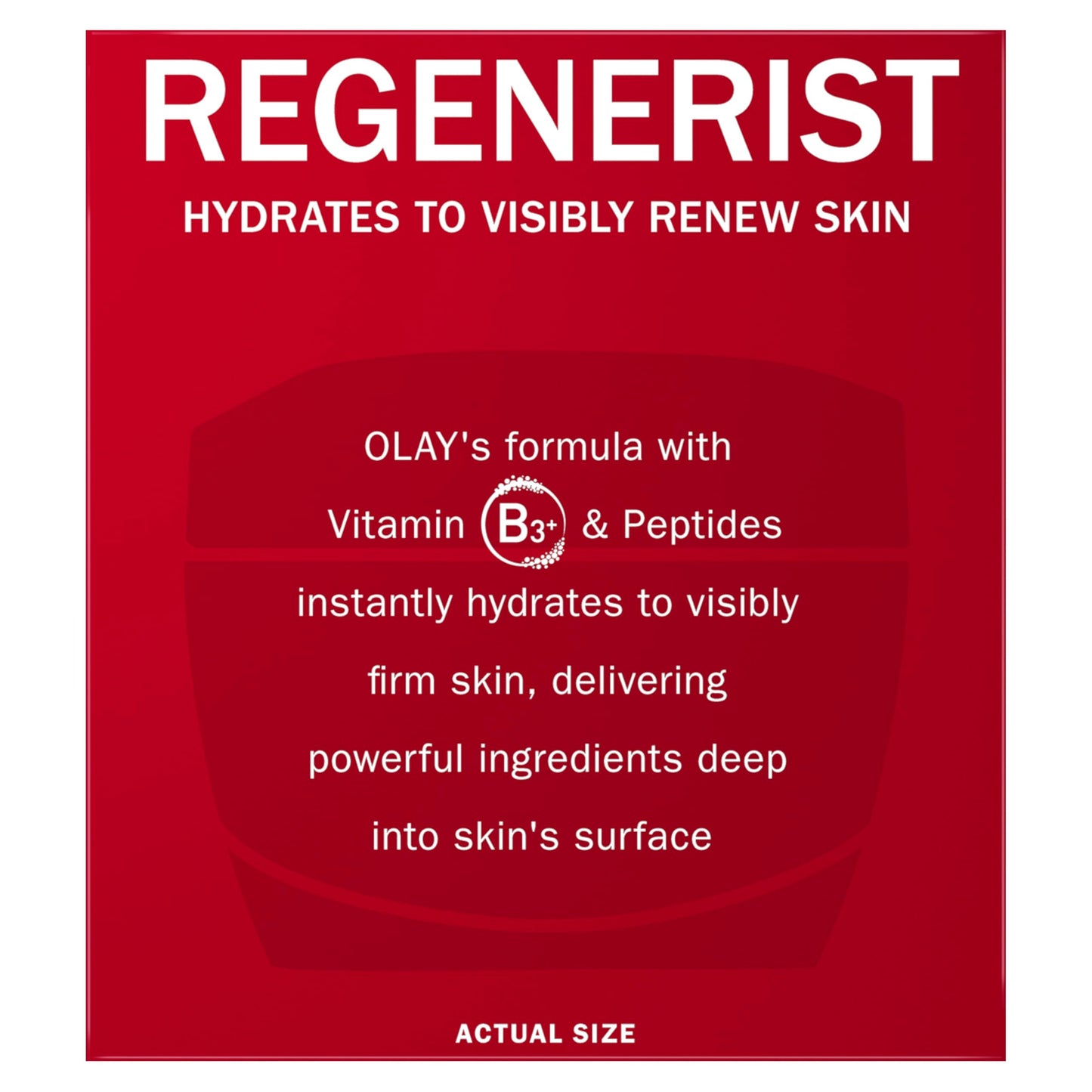 Olay Face Moisturizer, Regenerist Micro-Sculpting Facial Cream for Women - Instant Hydration, Anti-Aging, Anti-Wrinkle, Firming Skin Care - Hyaluronic Acid, Niacinamide, Amino Peptides, 1.7 Oz