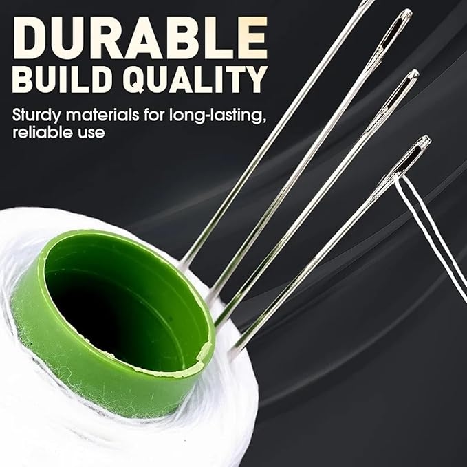 37PCS Sewing Tool Set, Needles Thread Hand Repair Tools, Portable DIY Hand Made Craft Set, Sewing Working Kit for Beginners, Professional DIY Lovers (1SET)