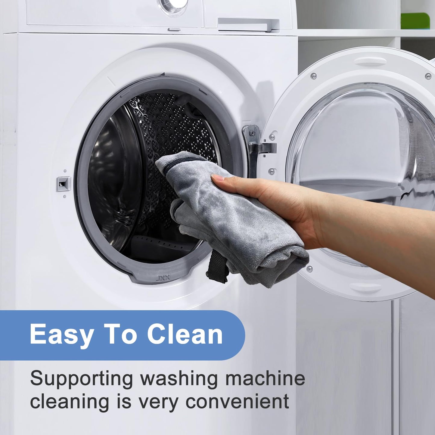 Eppyyo Stuffable Travel Pillow for Extra Luggage, Velvet Travel Neck Pillow Storage Bag with Adjustable Neck Size, Fits About 6 T-Shirts Travel Essentials Multifunctional Sleeping Rest Cushion