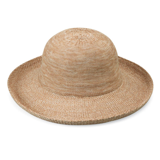 Wallaroo Women’s Victoria Sun Hat (Mixed Camel) – Wide Brim, Packable, Adjustable, Breathable, Lightweight Mesh – Comfortable All Day Sun Protection for Outdoor Summer Activities and Travel Friendly