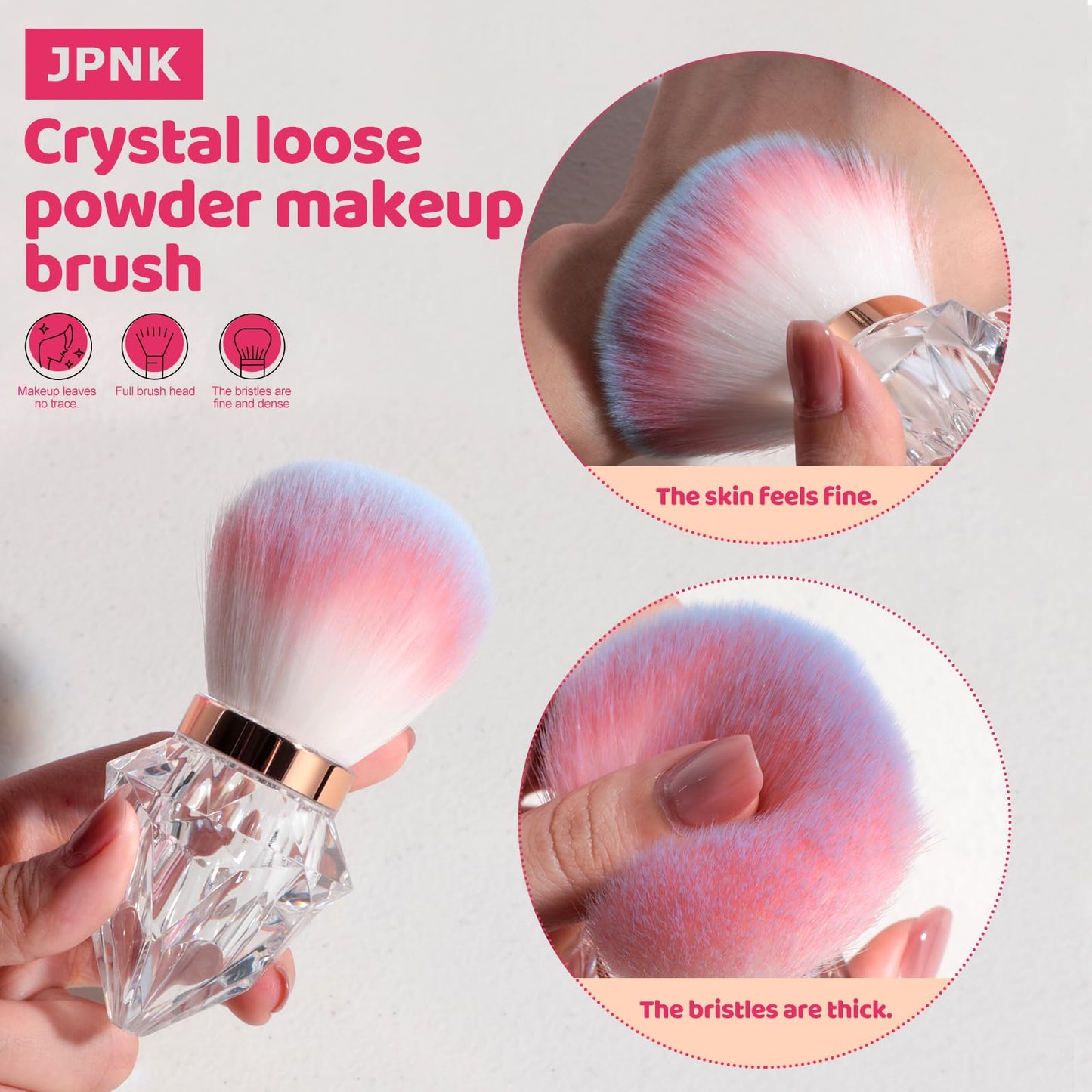 JPNK 20PCS Makeup Sponges Set with Powder Puff Brush for Liquid, Cream, and Powder And Small Mini Figure Makeup Sponge
