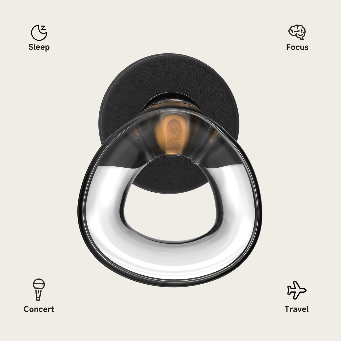 Concert Ear Plugs, 𝟐𝟎𝟐𝟓 𝐔𝐩𝐠𝐫𝐚𝐝𝐞 High Fidelity Hearing Protection for Rave、Festival、Musicians、Travel, Comfortable Silicone EarPlugs for Concerts、Work,30 dB Noise Reduction Gifts for Everyone