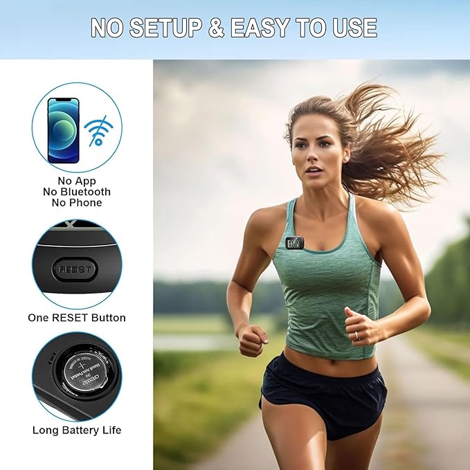 3D Pedometer for Walking, Simple Walking Step Counter with Removable Clip and Lanyard, Step Tracker with Large Digital Display, Accurately Track Steps for Women Men Seniors