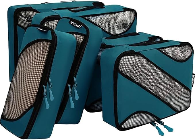 BAGAIL 6 Set Packing Cubes,Travel Luggage Packing Organizers