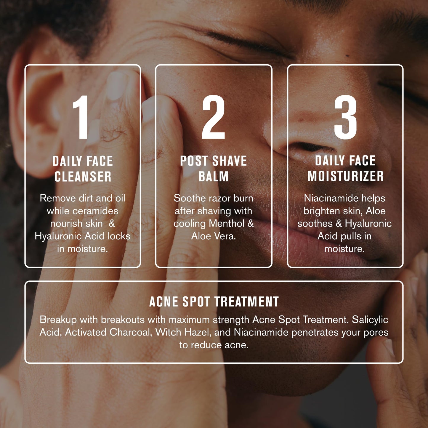 Every Man Jack Daily Face Lotion for Men - Deeply Moisturize and Revive Dry, Tired Skin with Hyaluronic Acid, Aloe Vera and Niacinamide - 2.5 oz Men’s Face Lotion (2 Pack)