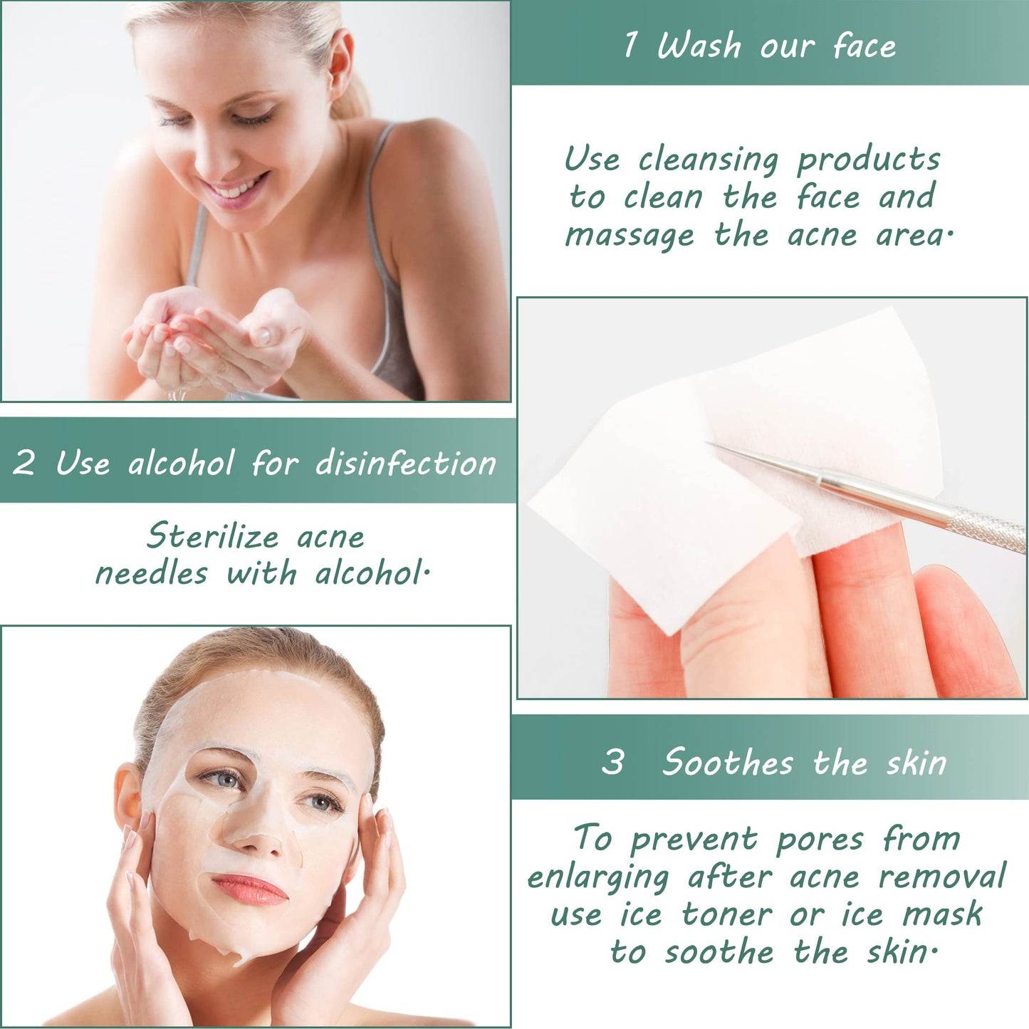 Blackhead Remover Tools, 2025 Latest 16 PCS Pimple Popper Tool Kit, Acne Blackhead Tools for Blemish, 410 Premium Professional Stainless Acne Pimple Extractor Tool with Metal Box