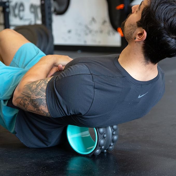 Chirp Wheel XR Knot Kneader - Firm Massage Roller, Shiatsu Thumb Massage, Muscle Release Tool for Knots &Tension Relief | High Density Foam for Physical Therapy & Relaxation, 500lbs Capacity, 6" Mint