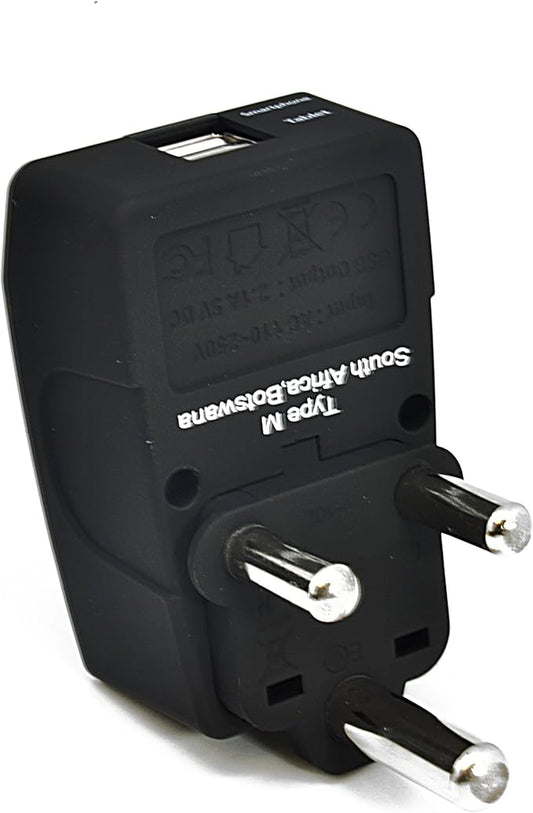 Ceptics European Travel Plug Adapter – Converts USA to EU, Asia and Italy Outlet – Type A to Type C converter - Use in Germany, Spain, & More - 6-Pack