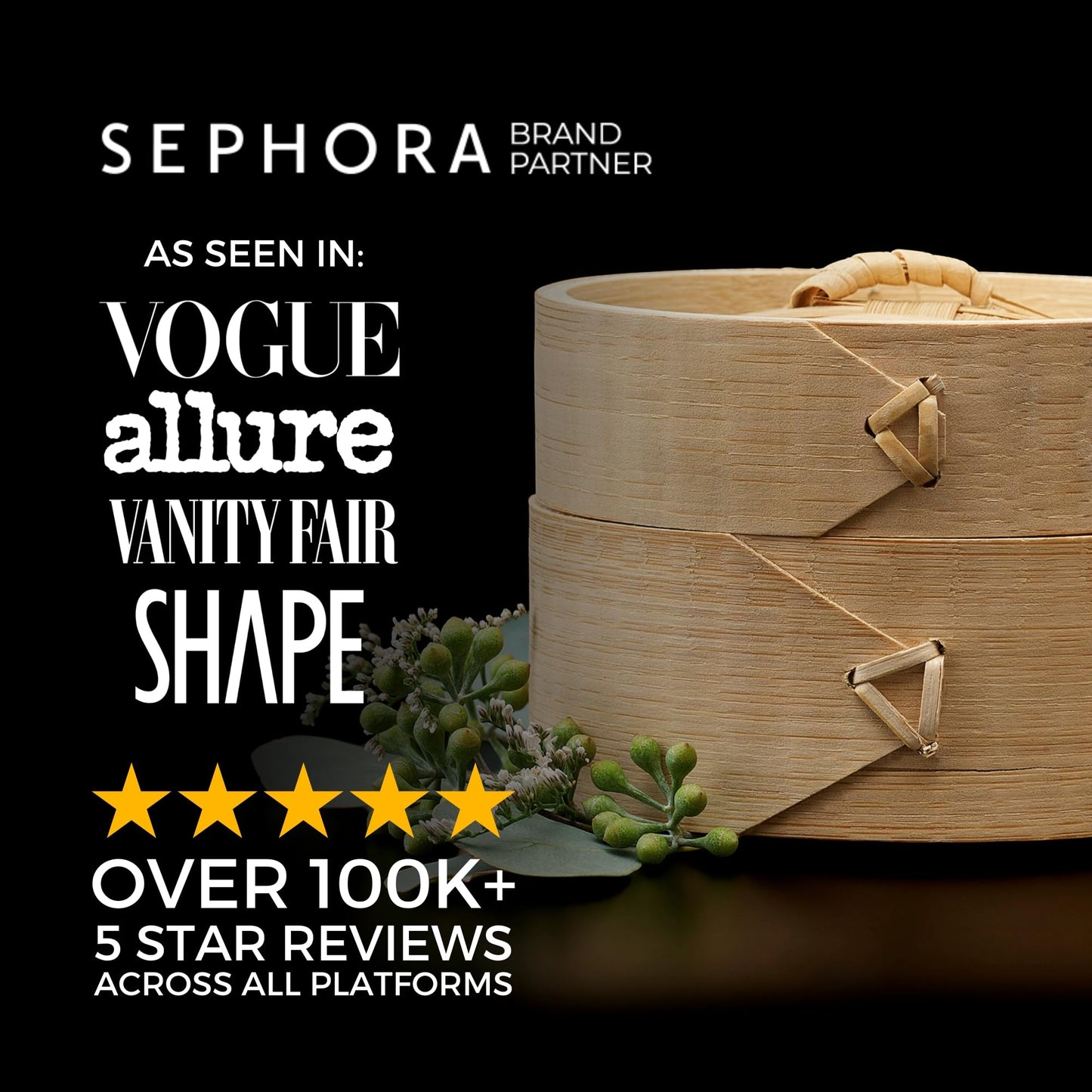 Viori Natural Bamboo Bar Holder - Shampoo, Conditioner & Soap Holder, Eco-Friendly Hair Care