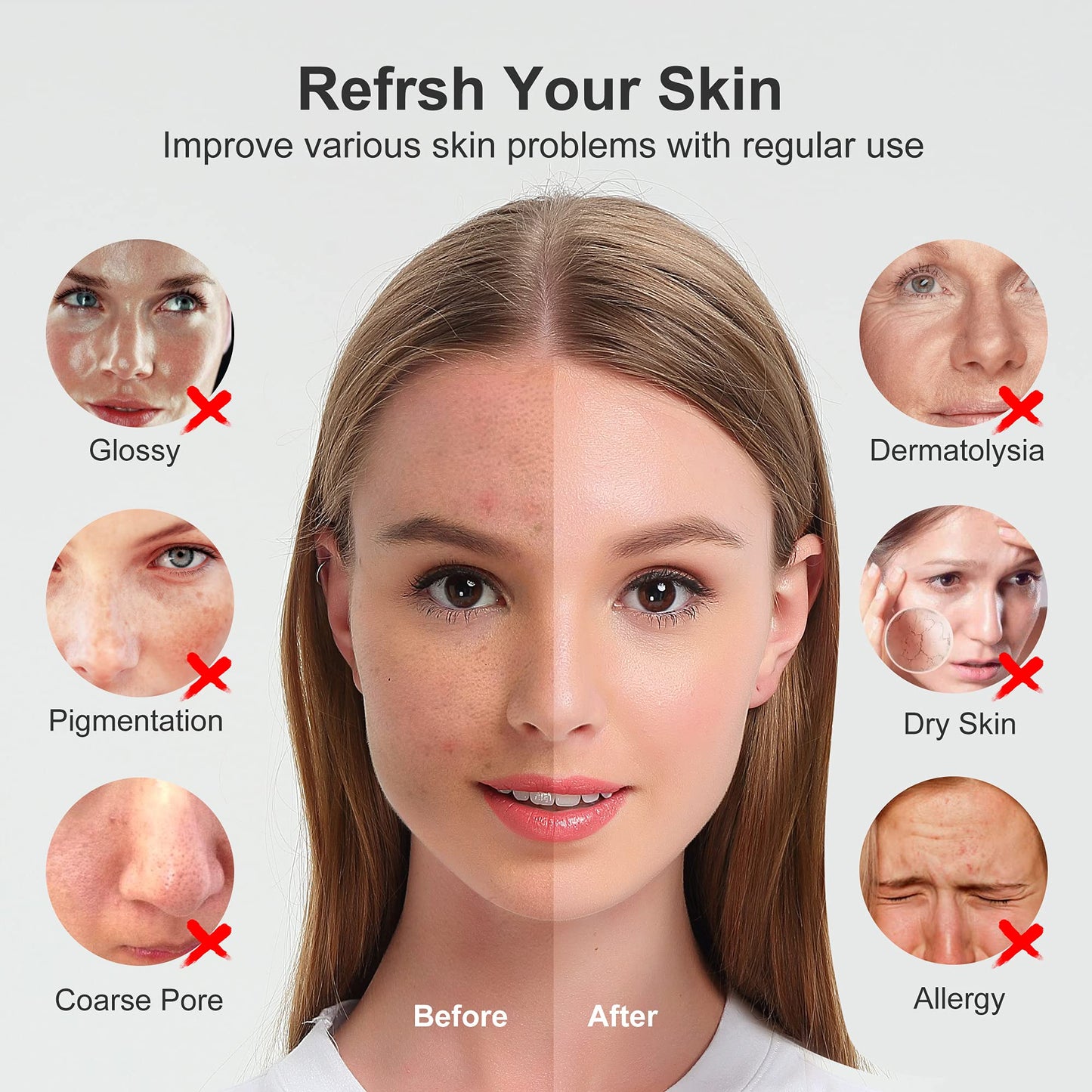 Newbealer Facial Steamer, Mini Aroma Face Steamer, Nano Ionic Hot Mist Face Humidifier for Facial Deep Cleaning, Home Sauna Spa Sprayer with 9 Pieces Acne Remover Kit (Blue, 160ml)