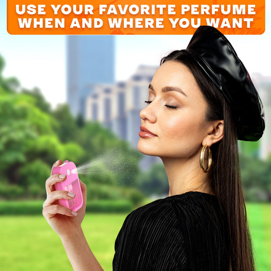 6Pcs Travel Size Perfume Refill Bottle 1.28 oz – Refillable Perfume Bottle Travel Size for Purse with Colorful Silicone Case & Keychain, TSA-Compliant, No-Leak Atomizer for Office, Gym & On-the-Go Use