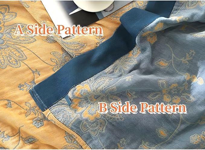 Boho Throw Blankets for Bed- 100% Cotton Soft Cozy Rustic Quilt Blanket,Floran Printed Muslin Summer Blankets 80"x90" Rustic Throws for All Season Sofa Chair Couch Blanket