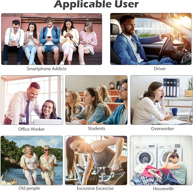 Belifu Dual Channel TENS EMS Unit with 12 Pads, 24 Modes Muscle Stimulator, Electronic Pulse Massager Muscle Massager for Pain Relief Therapy, Fastening Cable Ties, Dust-Proof Drawstring Storage Bag