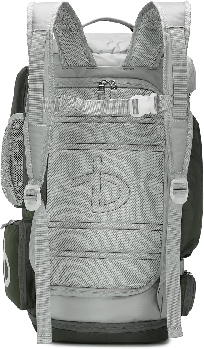 BE SMART 40L Extra Large Gym Backpack for Men, Big Gym Bag with Shoes Compartment, Waterproof Heavy Duty Duffel Bags, Men's Workout Backpacks for Outdoor Sport,Hiking,Camping,Travel