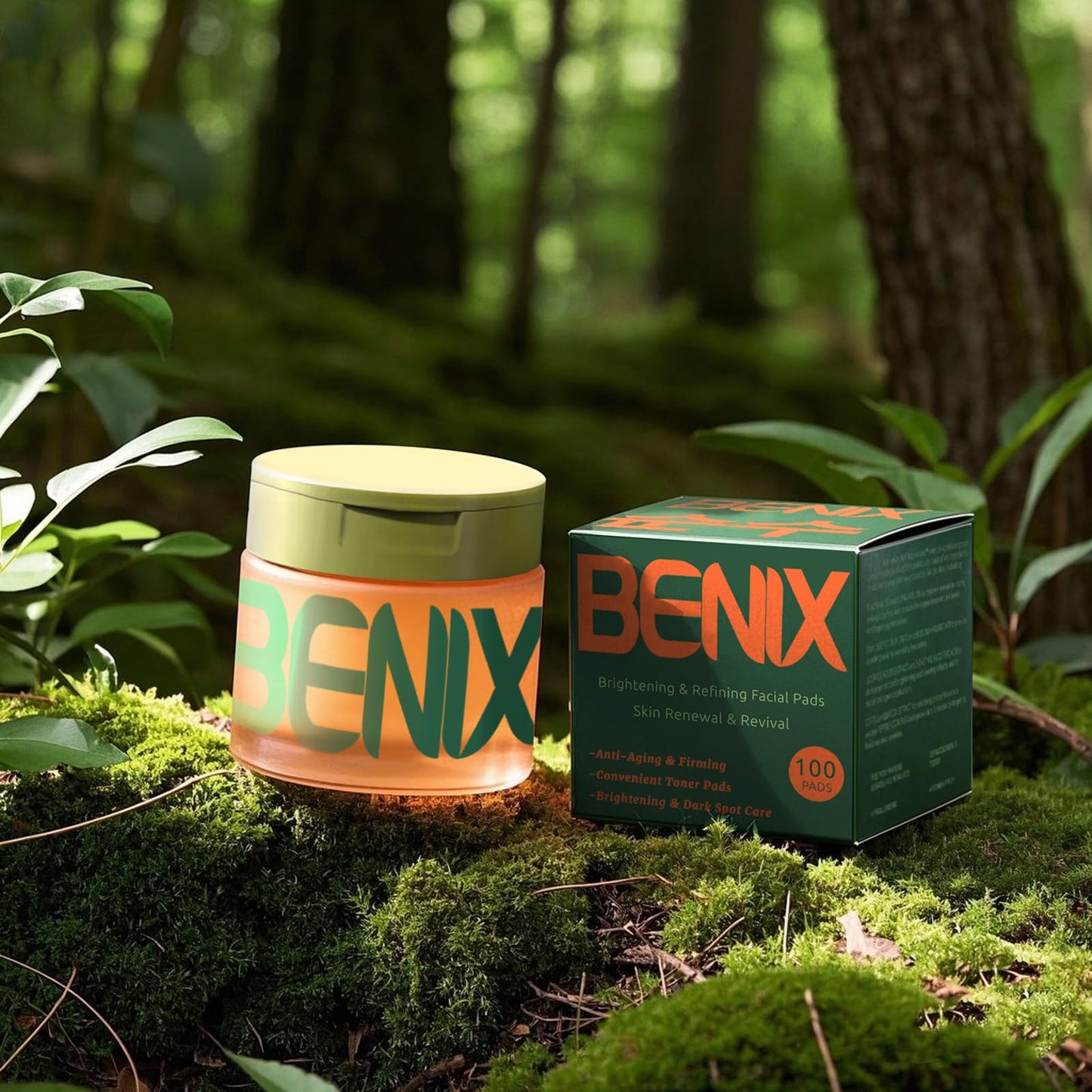 Korean Toner Pads (100 Count) – Hydrating & Anti-Aging for Dark Spots, Wrinkles & Uneven Skin – Infused with Snail Extract, CICA, Niacinamide & Peptides for a Clear, Radiant Complexion