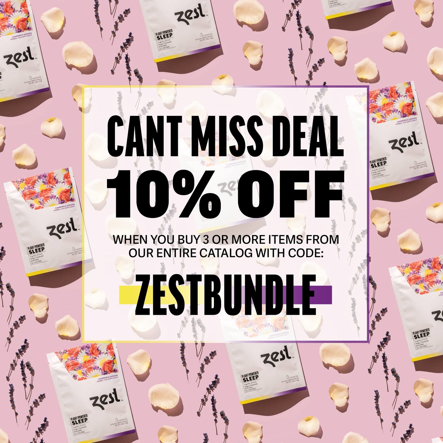 Zest Sleep Tea - 2mg Melatonin Tea for Sleep - Chamomile Lavender Herbal Blend - 15Ct Pack - Calming & Relaxing Ingredients for a Perfectly Sleepy Bedtime