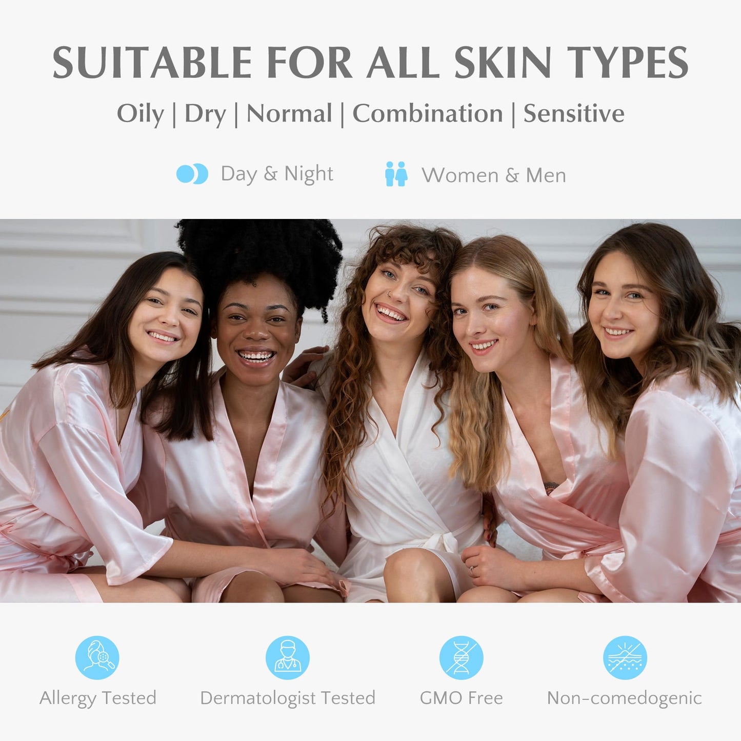 Retinol Anti Aging Face Moisturizer: Wrinkle Cream for Women, Collagen Day Night Repair Cream - Firming, Tightening & Lifting Neck Sagging Skin, 7% Hyaluronic Acid for Max Hydration, 1.7 Oz