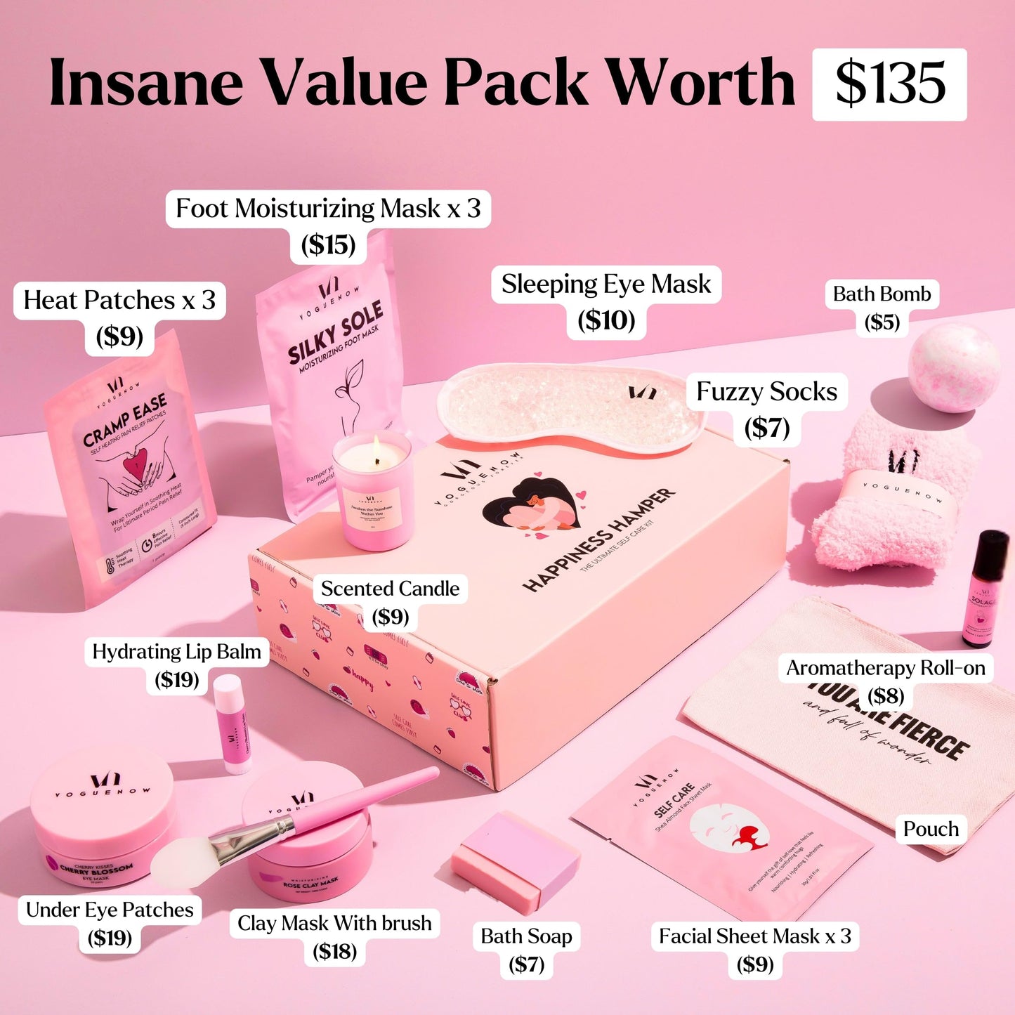 Spa Gifts for Women- Premium Self Care Spa Kit With Bath, Skin Care Sets & Self Care Items For Women - Ultimate Pampering Skin Care Set - Birthday Gifts - Spa Gift Baskets (Pack of 20)