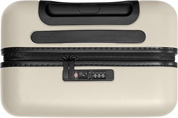 Away Carry-On Luggage, Lightweight Hardside Suitcase with Spinner Wheels, 22 Inch Airline Approved, TSA Lock, Salt White Matte