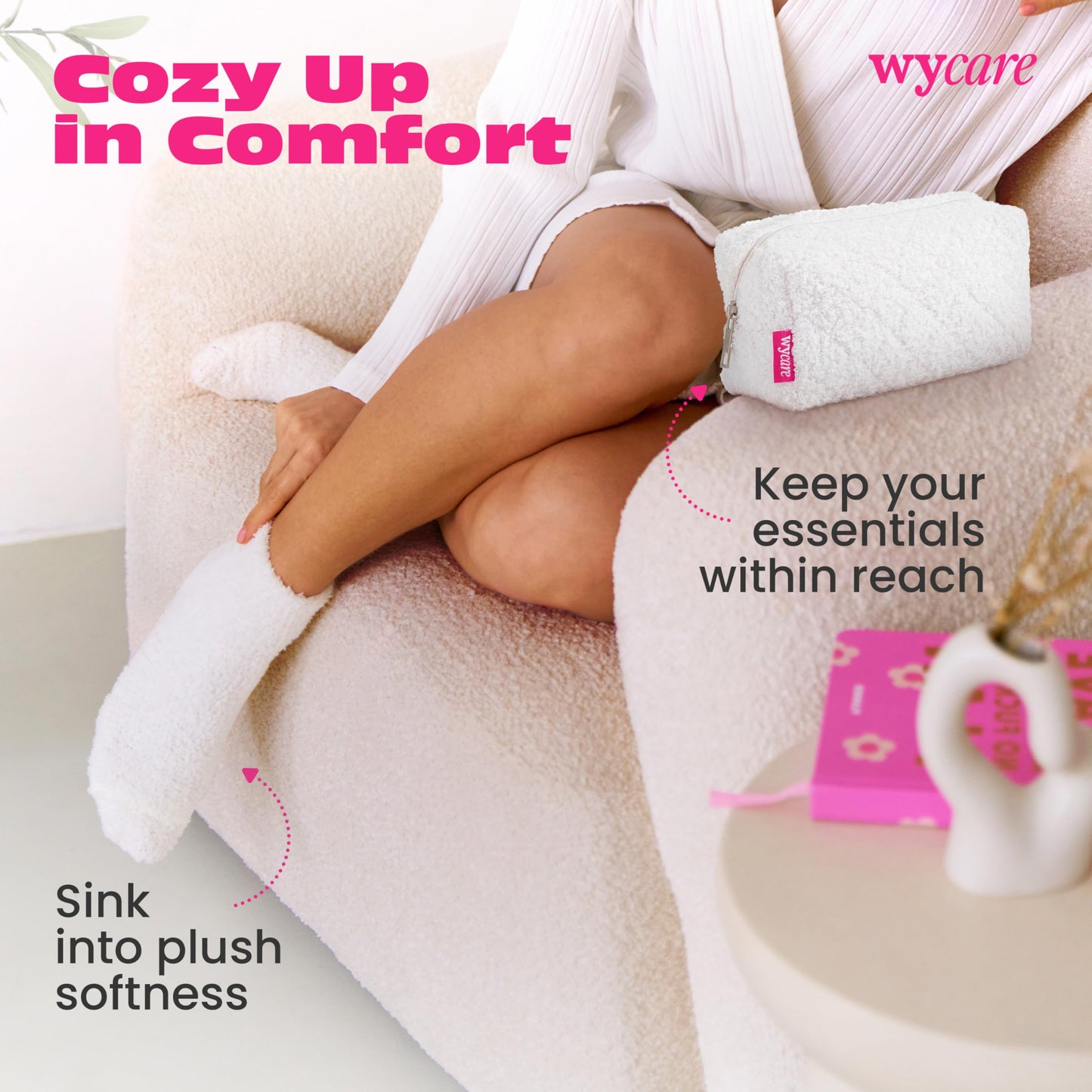 Wycare Gift Box for Women - Perfect Birthday Spa Gift Baskets for Women - Best Friend Birthday Box Care Package - Get Well Soon Self Care Set