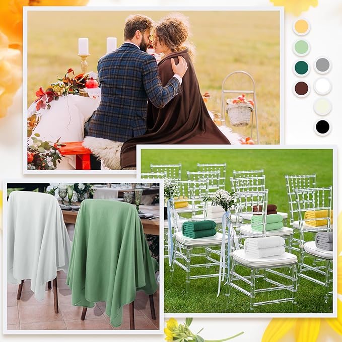 Kinlop 40 Packs Fleece Blanket Bulk 60 x 50 Inch Soft Lightweight Fleece Cozy Blanket Warm Throw Plush Pet Throw for Bed Couch Sofa Home Office Wedding Gifts Travel Camping (Delicate Color)