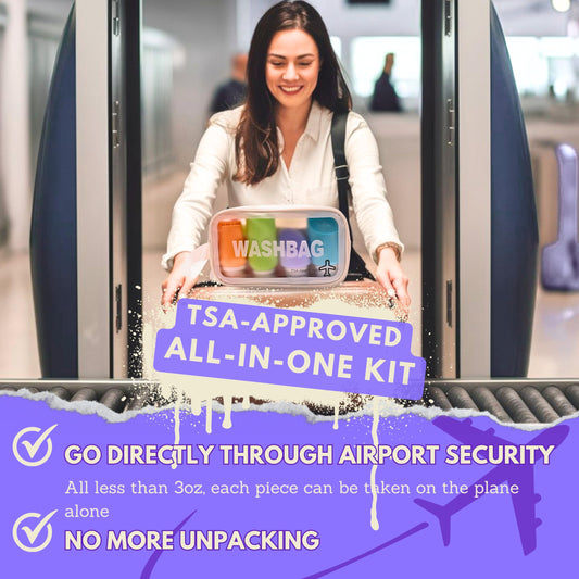 SaintGee Travel Bottles for Toiletries Kit 32Pcs Toiletry Bottles TSA Approved Silicone Travel Bottles for Toiletries Size Essentials Leak Proof Shampoo and Conditioner Touchland