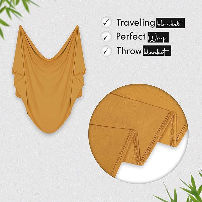 K E L O R Luxury Cooling Travel Blanket - Stretchy, Lightweight Soft & Breathable Shawl Wraps for Women