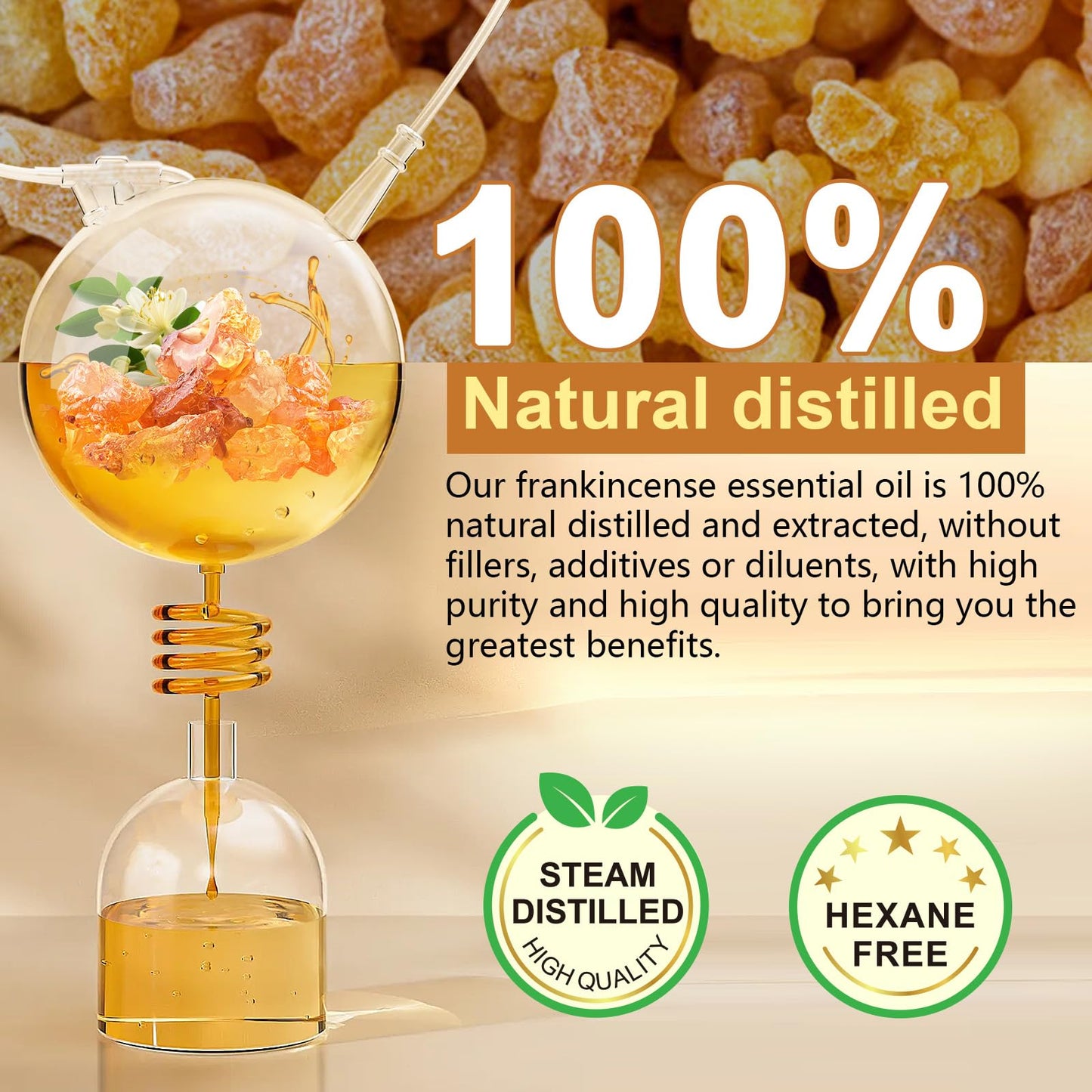 2 Pack Frankincense Resin Oil for Face, Reduces Fine Lines & Wrinkles, Soothes Irritated Skin, Face Anti-Aging Anti-Wrinkles Hydrates Frankincense Essential Oil for Wrinkle