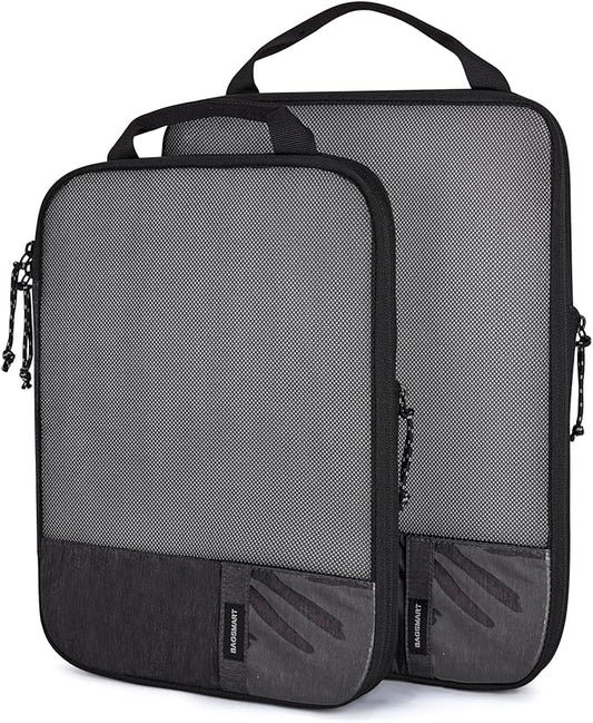 BAGSMART 6 Set /4 Set/2 Set Compression Packing Cubes for Travel, Lightweight Luggage Organizer Bags, Durable Space Saver Bags Travel Essentials