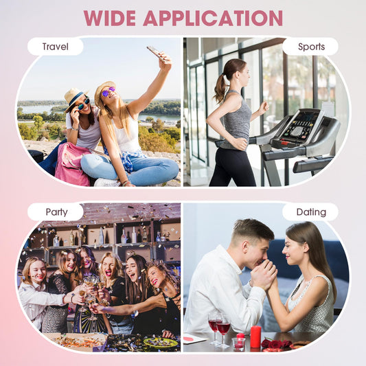 Squway 3PCS Perfume Travel Refillable Bottle, 5ml Cologne Travel Bottle, Atomizer Sprayer for Perfume, Mini Cologne Dispenser Empty Fragrance Spray for Women, Men, Gift (Black & Grey & Pink)