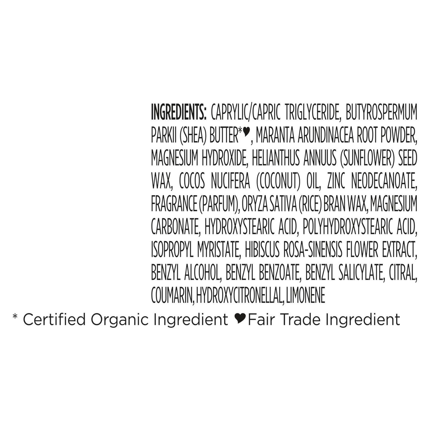 SheaMoisture Deodorant Stick 72h Odor Control Coconut & Hibiscus Fresh Aluminum Free 2.6 oz